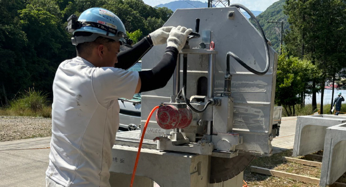 電磁波レーダー内部探査